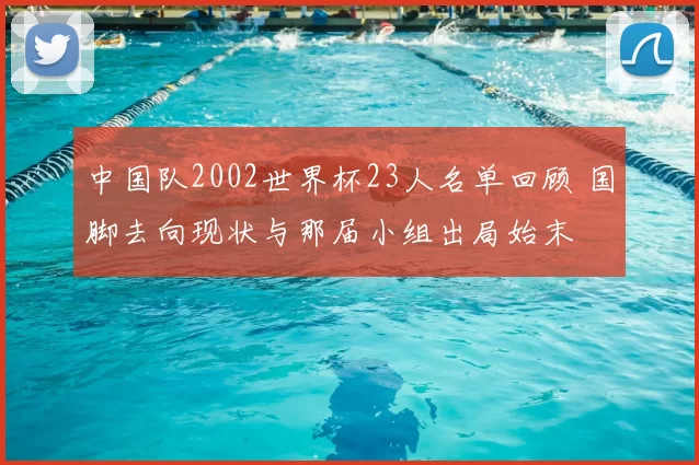 中国队2002世界杯23人名单回顾 国脚去向现状与那届小组出局始末